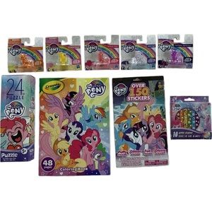 My Little Pony Figures Coloring Book Activity Puzzle Stickers